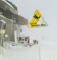 Flaine Danger Sign